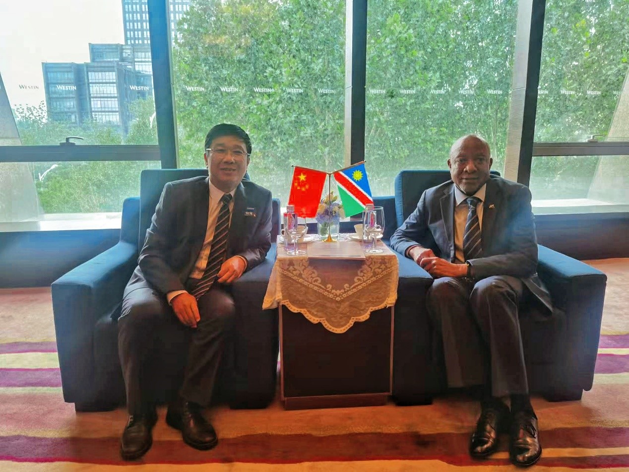 中非合作论坛期间今年会资源 董事长王平卫拜会三国总统